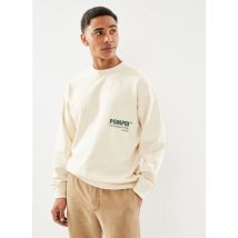 Vêtements LOGO CREW NECK SWEAT Beige - Pompeii - Disponible en XXL
