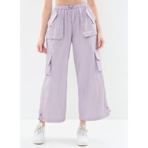 Sixth June - TEXTURED PARACHUTE PANTS Viola - Abbigliamento - Taglia S