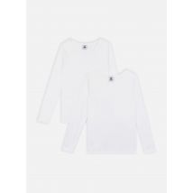 Petit Bateau - Bekleidung Lot de 2 Tee-Shirts Manches Longues Fille - weiß - Größe 3A