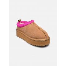 Pantoffels Eggy platform bold stitching Beige - Colors of California - Beschikbaar in 37