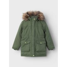 Name it - Kleding Nkfmaster Parka Jacket Pb Fr - Groen - Maat 11A