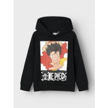 Name it - Bekleidung Nkmjeph Onepiece Sweat Wh Bru Noos Vde - schwarz - Größe 7 - 8A