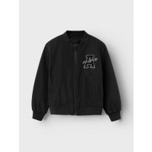 Name it - Bekleidung Nknmain Bomber Jacket Pb - schwarz - Größe 14A