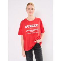 Noisy May - Ropa NMIDA S/S DINNER T-SHIRT JRS FWD - Rojo