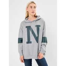 Noisy May - Bekleidung NMBELIEVE OVERSIZE COLLEGE SWEAT JRS FWD - grau - Größe M