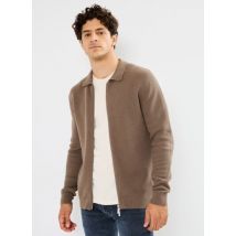 Vêtements Slhdane Ls Knit Structure Cardigan Noos Marron - Selected Homme - Disponible en XL