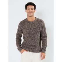 Selected Homme - Bekleidung Slhvince ls Knit Bubble Crew Neck Noos - braun - Größe XXL