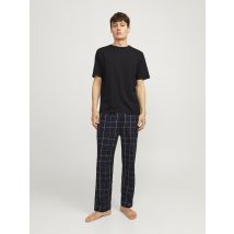 Divers Jacbasic Tee And Woven Pants Giftbox Noir - Jack & Jones - Disponible en S