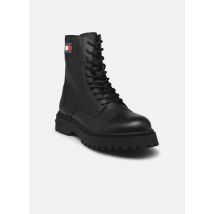 Bottines et boots TJM LACE UP MID BOOT TUMBLED WL Noir - Tommy Jeans - Disponible en 40