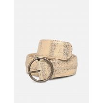 Pieces - Gürtel Sybil Wide Leather Jeans Belt Fc - gold/bronze - Größe 80