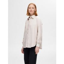 Vêtements SLFNOVA LS OXFORD SHIRT NOOS Blanc - Selected Femme - Disponible en 38