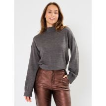 Selected Femme - Bekleidung SLFHELLA LS KNIT HIGH NECK - grau - Größe XL