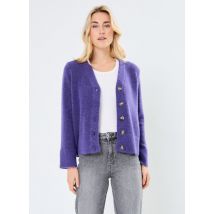 Selected Femme - Ropa SLFMALINE NEW LS KNIT SHORT CARDI NOOS - Violeta - Talla L