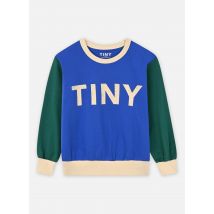 Tinycottons - Color Block Sweatshirt Blu - Abbigliamento - Taglia 10A