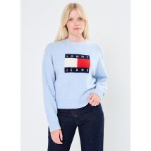 Kleding Tjw Melange Flag Swe DW0DW18681 Blauw - Tommy Jeans - Beschikbaar in XS