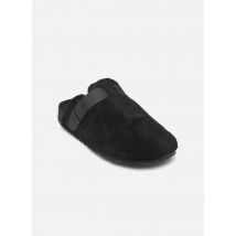 Isotoner - Pantuflas Mule - Fourrure - Semelle Ultra Souple - Patch Everywear - Negro - Talla 44
