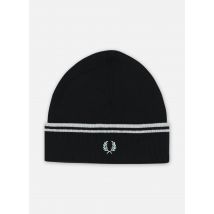 Fred Perry - TWIN TIPPED MERINO WOOL BEANIE Nero - Berretto