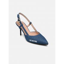 Pumps RUBBER LOGO Blau - Love Moschino - Größe 36