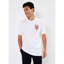 47 BRAND - Bekleidung 47 TEE MLB NEW YORK METS BACKER ECHO - Unisexe M - weiß - Größe XXL
