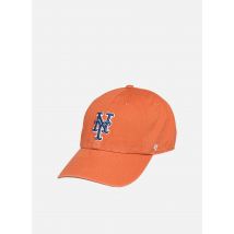 47 BRAND - Kappe 47 CAP MLB NEW YORK METS BALLPARK CLEAN UP - orange - Größe T.U