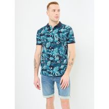 MADE BY - Bekleidung T-POLO-FLEURS - blau - Größe L