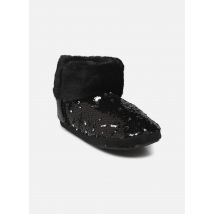 Sarenza Wear - Pantoffels Chausson paillette noir femme - Zwart - Maat 39 - 40