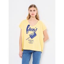 Five Jeans - TSE2514 TEE SHIRT Giallo - Abbigliamento - Taglia S