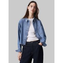 Calvin Klein Jeans - Bekleidung Cropped Dad Denim Sh J20J225011 - blau - Größe XL