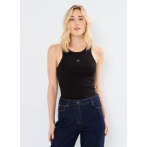 Calvin Klein Jeans - Bekleidung Woven Label Rib Tank J20J224762 - schwarz - Größe S