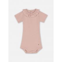 Petit Bateau - Ropa Body MC Collerette Maggie - Rosa - Talla 3M