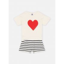Petit Bateau - Bekleidung Pyjacourt Bruneta - weiß - Größe 10A