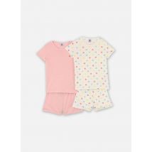 Vêtements 2 Pyjacourts A0D6P00 Lot Happy Blanc - Petit Bateau - Disponible en 3A
