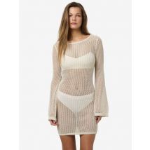 Noisy May - Ropa NMGIANNA LS BELL SLEEVE KNIT DRESS FWD - Beige