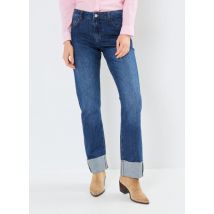 Noisy May - Ropa NMSANJA NW STRAIGHT FOLD UP JEAN AZ382DB - Azul - Talla 27 X 32