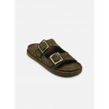 Sandales et nu-pieds Two buckle sandal with studs Vert - Colors of California - Disponible en 40