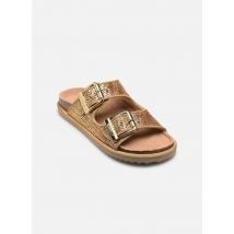 Colors of California - Zuecos Sandal laminated rafia - Oro y bronce - Talla 37