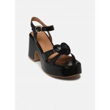 Sandalen Micorazon - sandales - Cuir Vernis plissé Zwart - Georgia Rose - Beschikbaar in 38