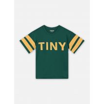 Tinycottons - Kleding Stripes Logo Tee - Groen - Maat 4A