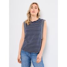 Vila - Kleding VIVERIANA O-NECK S/L TOP - Blauw - Maat L