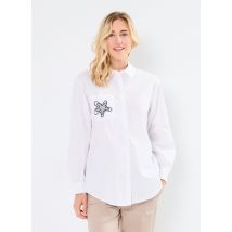 OBJECT - Bekleidung OBJTUTTA EMBROIDERY LS SHIRT E DIV - weiß - Größe 34