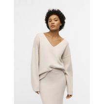 OBJECT - Kleding OBJREYNARD V-NECK PULLOVER NOOS - Wit - Maat L