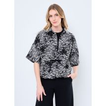 OBJECT - Bekleidung OBJART 2/4 RE DENIM TOP CC2 SS - schwarz - Größe M