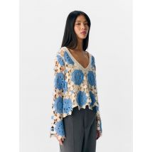 OBJECT - Bekleidung OBJELENA RE L/S KNIT PULLOVER CC2 SS - blau - Größe L
