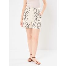 OBJECT - Bekleidung OBJMAPLE HW WIDE SHORTS CC2 SS - beige - Größe 38