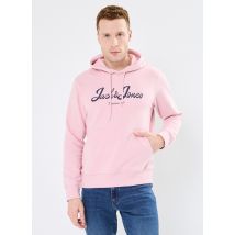 Jack & Jones - JORTIME SWEAT HOOD BMUAU24 Rosa - Abbigliamento - Taglia S