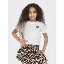 Kids Only - Ropa Koglany-Nina Life S/S Heart Top Cs Jrs 15347961 - Blanco - Talla 7 - 8A