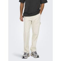 Only & Sons - Ropa ONSEDGE STRAIGHT CAR ECRU1088PIMDNM NOOS - Beige