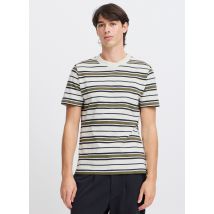 Casual Friday - Bekleidung CFFRANKIE structured striped tee - weiß - Größe XXL