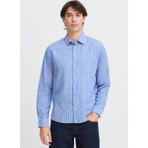 Casual Friday - Bekleidung CFANDRÉ LS wide stripe linen mix shirt - blau - Größe S