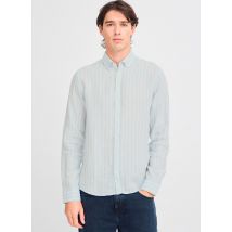 Kleding CFDALLAS LS BD striped 100% linen shirt Blauw - Casual Friday - Beschikbaar in S